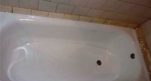 Реставрация ванны жидким акрилом | Алексеевская